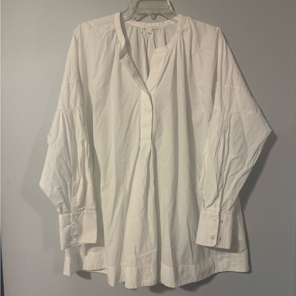 COS Ivory Long Sleeve Blouse
